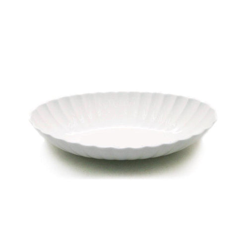 Moire Blanc Frill Oval Bowl 9" - image 1