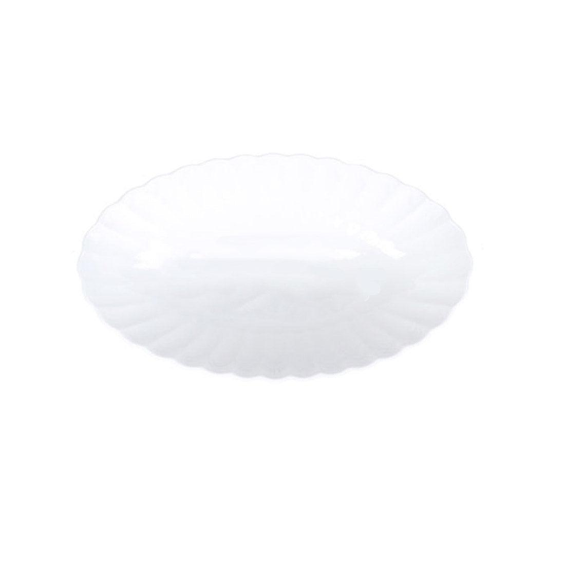Moire Blanc Frill Oval Bowl 9" - image 2