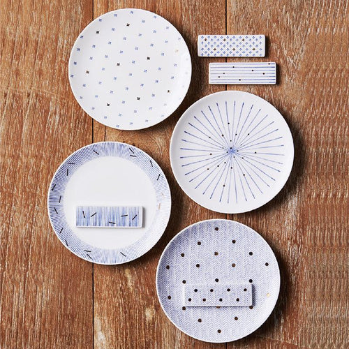 Moire 5" Plate Gift Box - 4 Piece Set - image 1