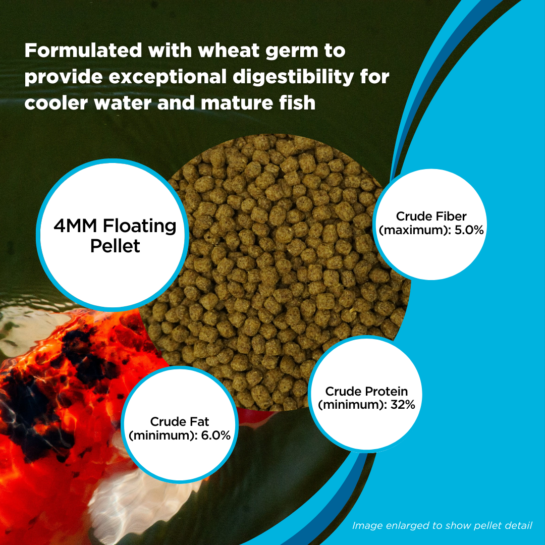 PondMax Premium Spring & Fall Wheat Germ Fish Food