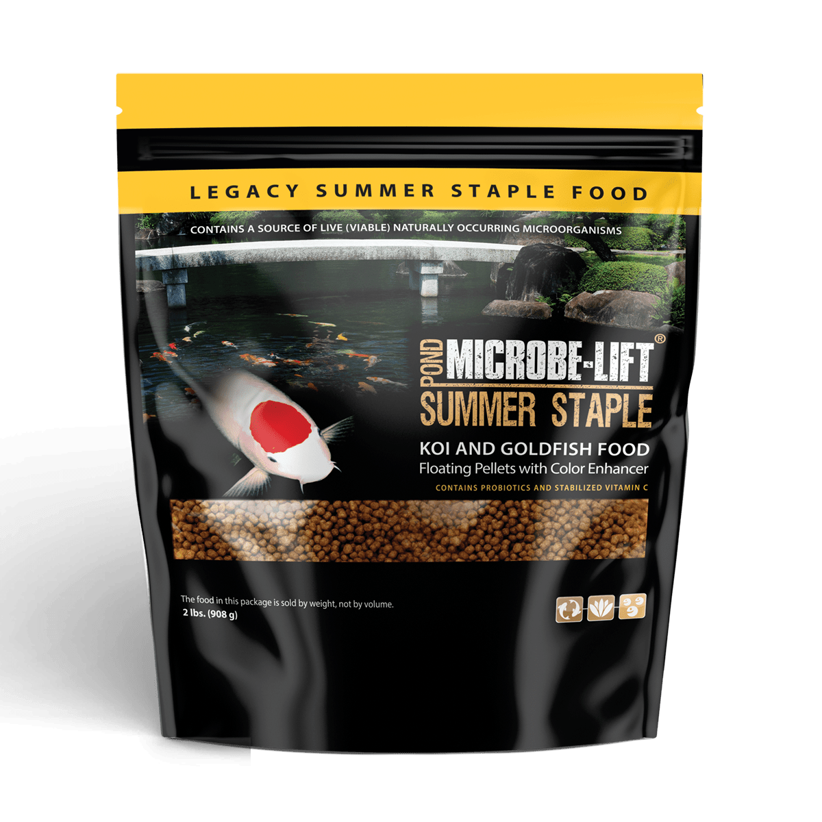 Microbe-Lift Summer Staple Koi Food - Floating