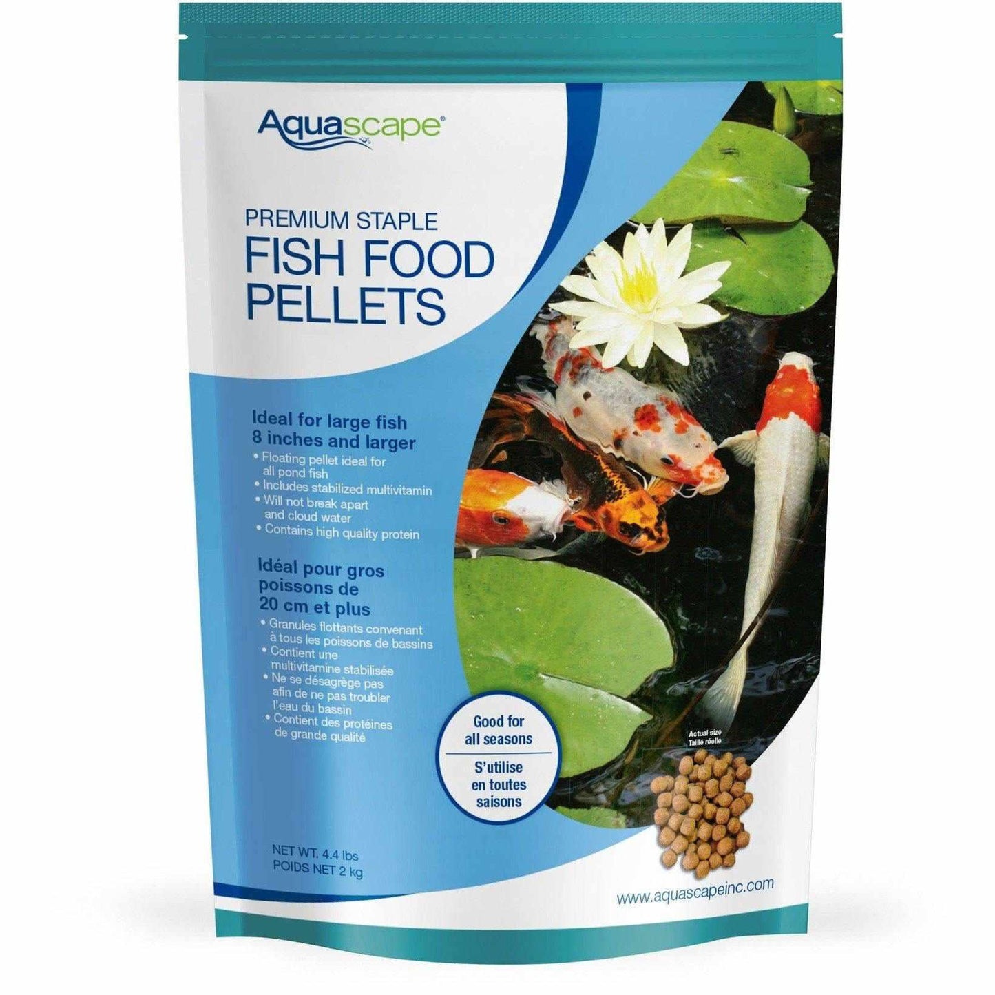 Aquascape Premium Staple Fish Food - Large Pellet