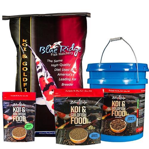 Blue Ridge Mini Pellet Growth Formula Koi & Goldfish Food