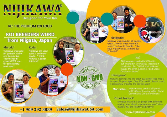 Nijikawa Growth Formula Premium Koi Food